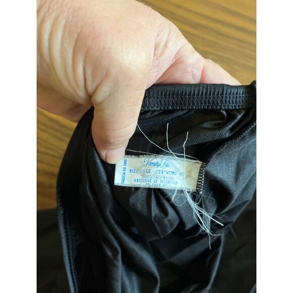 Vintage Vanity Fair black half slip size Large - Picture 4 of 7